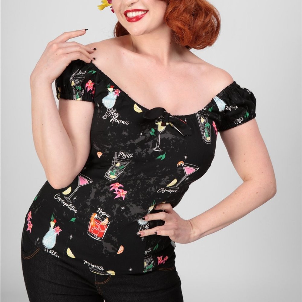 Collectif Womenswear Lorena Cocktail Menu Top